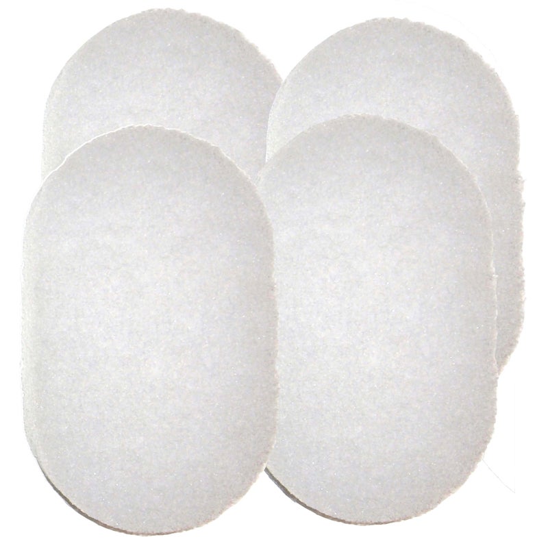 HartFelt Bath Sponges for Shower | Oval Body Wash Scrubber for Exfoliating Skin | Clean and Refresh Body  Back & Arms | Chemical-Free Body Sponge | Made in USA - Pack of 4 - Image 1